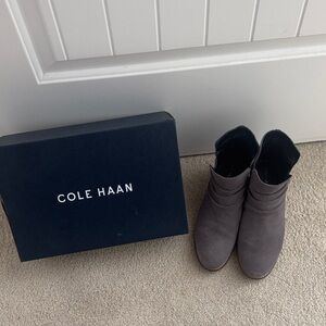 Cole Haan Charcoal Ankle Boots